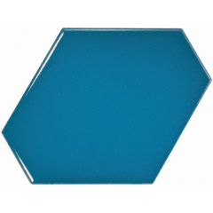 Плитка керамогранит Equipe Scale Benzene Electric Blue 23834 10,8х12,4 см Гайсин