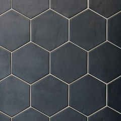 Плитка керамогранит Equipe Hexatile Negro Mate 20338 17,5х20 см Дрогобыч