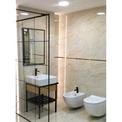Керамогранитная плитка Ceramiсa Santa Claus Onyx Beige полированная напольная 60×120 см Балаклія