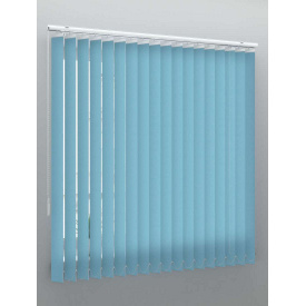 Жалюзі вертикальні тканинні Лайн II синій