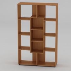 Книжный шкаф Компанит КШ-4 1796x1100x350 мм ольха
