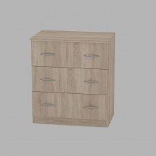 Комод Компанит Комод-3А 610x690x390 дуб Сонома