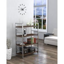 Фото - Відкритий низький стелаж Loft-design L-125-New дсп горіх-модена Відкритий низький стелаж Loft-design L-125-New дсп горіх-модена