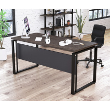 Письменный стол Loft-design G-160-32 с царгой столешница 1600х700 мм венге