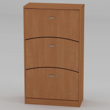 Тумба під взуття Компаніт ТО-3Б 700х320х1232 мм вільха