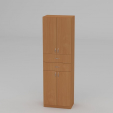 Книжкова шафа Компаніт КШ-11 1950x600x366 мм бук
