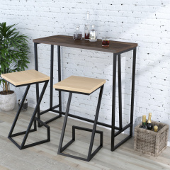 Барный стол BS-110 Loft-design столешница дсп дуб-борас Вараш