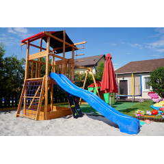 Детская площадка SportBaby Babyland-3 деревянная игровой веревочный комплекс на улицу Никополь