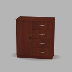 Комод Компаніт Комод-4+1А 780x849x390 яблуня Бердянськ