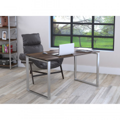 Письмовий стіл Loft-design Q-135х70х76 см білий колір Веселе