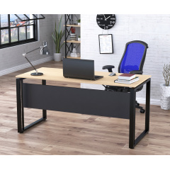 Письмовий стіл Loft-design G-160-16 з царгою прямокутна стільниця 1600х700 мм венге Ладан