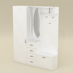 Прихожая Компанит Тамара 2000х1600х373 мм дсп Ромны