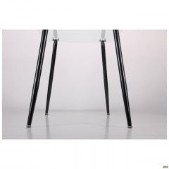 Стол обеденный АМФ Умберто стекло прозрачное ножки-металлические черные для обеденной зоны Ивано-Франковск