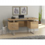 Письменный стол Loft-design L-81 двухтумбовый в цвете венге Изюм