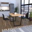 Обідній стіл Трапеція Loft-Design лдсп Світлий дуб борас Бушеве