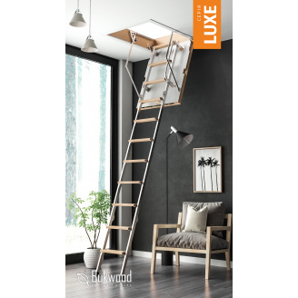 Горищні сходи Bukwood Luxe Metal ST 120х60 см
