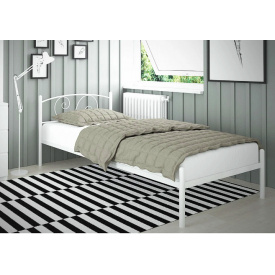 Ліжко Віола-міні Tenero 80х190 см односпальне з узголів'ям на ніжках металеве
