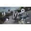 Крісло геймерське розкладне AMF VR Racer Dexter Laser чорно-біле для ігор за комп'ютером Кропивницький