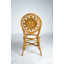 Плетений стілець Cruzo Асканія натуральний ротанг королівський дуб Тернопіль