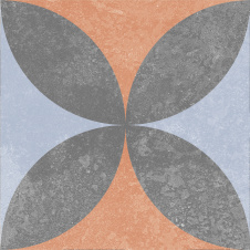 Керамическая плитка Golden Tile Ethno №18 Микс 186x186x11 мм (Н81480)