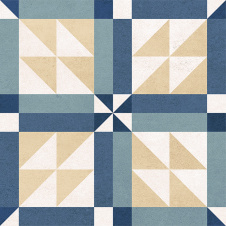 Керамическая плитка Golden Tile Primavera Микс №1 186x186x8 мм (3VБ110)