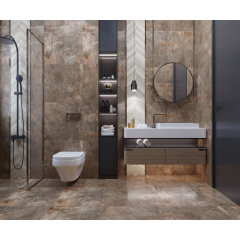 Керамическая плитка Golden Tile Metallica коричневая 300x600x8,5 мм (787630) Киев
