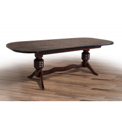 Великий дерев'яний обідній стіл Гетьман розсувний Черкаси