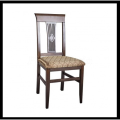Деревянный стул мягкой сидушкой Алла темный орех Киев