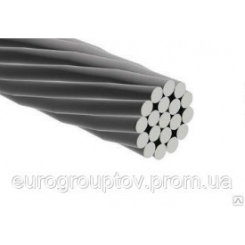 Трос нержавеющий 8 мм плетение 1х19 жесткий cт.А4 (AISI 316)