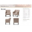 Дизайнерское кресло для дома ресторана Бонн в классическом стиле 820х800х630 Киев