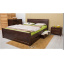 Ліжко дерев'яне з ящиками Сіті класична дерев'яна ліжко Узголів'я 1600х2000 мм Чернівці