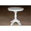 Круглий розсувний ховальный дерев'яний стіл Чумак 2 білий слонова кістка Вінниця