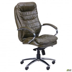 Офисное кресло AMF Valencia-HB Механизм MB Мадрас олива