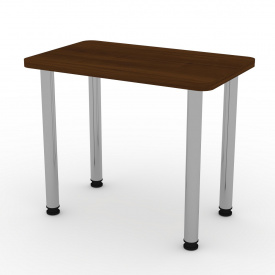 Кухонний стіл Компаніт КС-9, метал+дсп Горіх-еко