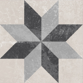 Керамическая плитка Golden Tile Ethno №17 Микс 186x186x11 мм (Н81470)