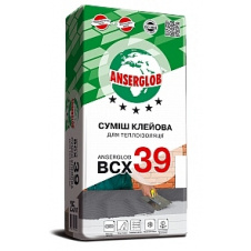 Клей для теплоизоляции ANSERGLOB BCX 39 25 кг