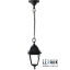 Подвесной садово-парковый светильник Кантри НЛ04 матовое стекло Черный Черкассы