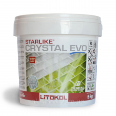 Litokol Starlike Кристал EVO 1 кг епоксидний методу склад для затирання скломозаїки 1 кг Дніпро