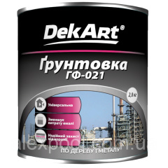 DekArt Грунтовка ГФ-021 Сірий 12 кг алкідна Київ