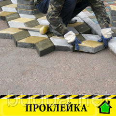 Проклейка тротуарної плитки ФЕМ Київ
