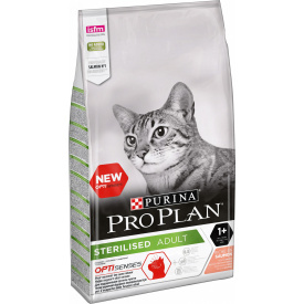 Сухой корм для котов Purina Pro Plan Sterilised с лососем 10 кг