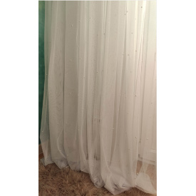 Тюль грек Декор-Ін Перлина 290x400 см Білий (Vi 100509)