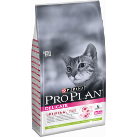 Сухой корм для взрослых кошек Purina Pro Plan Delicate Lamb со вкусом ягненка 10 кг