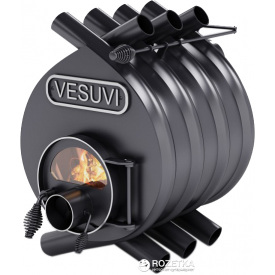 Печь калориферная для дома и дачи Vesuvi О1 Classic со стеклом (VC-0120050S)