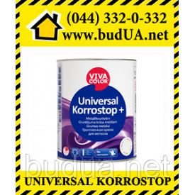 Краска Vivacolor Universal Korrostop Plus серая, 3 л