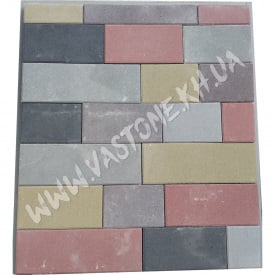 Тротуарная плитка «Палуба» 6 см; Черный