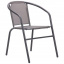 Садовий стілець-крісло AMF Taco темно-сірий для кафе для саду на терасу Вінниця