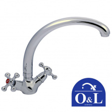 Змішувач для умивальника O&L SMES Euro Product Chr-273
