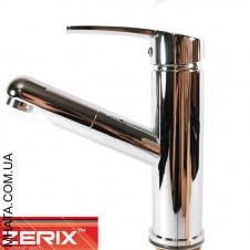 Змішувач для умивальника з висувною лійкою Zerix LR1055-18 Chr-001