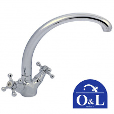 Змішувач для умивальника O&L Mayfair Euro Product Chr-273